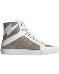 Zadig & Voltaire - Zv1747 High Flash High-Top Trainers - Lyst