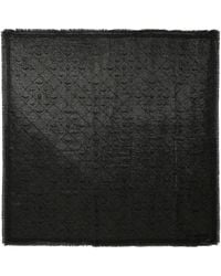 Zadig & Voltaire - Patterned Jacquard Rectangular Signature Scarf - Lyst