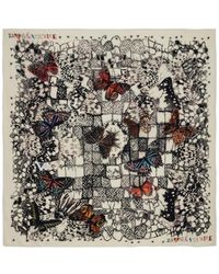 Zadig & Voltaire - Blondie Butterfly Lace 130 Scarf - Lyst