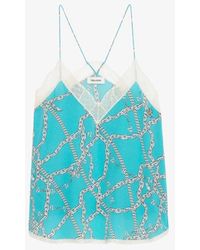 Zadig & Voltaire - Christy Silk Camisole - Lyst