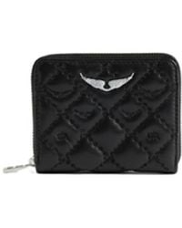Zadig & Voltaire - Mini Zv Quilted Monogram Purse - Lyst