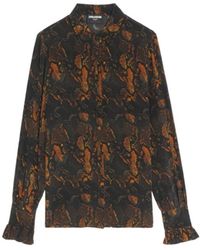 Zadig & Voltaire - Thely 100% Silk Shirt - Lyst