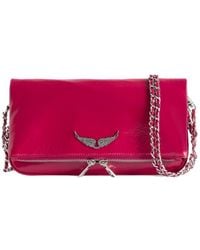 Zadig & Voltaire - Clutch Rock Vintage Patent - Lyst