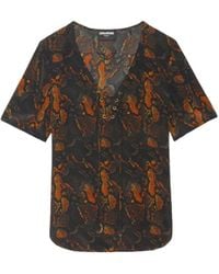 Zadig & Voltaire - Terzo Top 100% Silk - Lyst