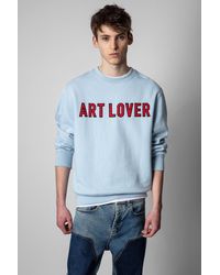Sudadera Hewitt Skull Ecru Hombre | Sudaderas Zadig \u0026 Voltaire -  Surigaotravel