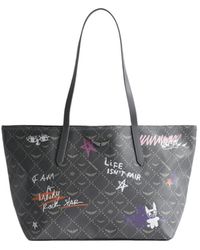 Zadig & Voltaire - Z Shopper Monogram Tag Bag - Lyst