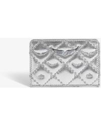 Zadig & Voltaire - Tarjetero Zv Pass Monogram Metal - Lyst