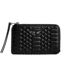 Zadig & Voltaire - Quilted Zv Card Cardholder - Lyst