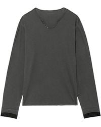 Zadig & Voltaire - Monastir Henley T-Shirt - Lyst