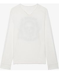 Zadig & Voltaire - Henley Monastir T-Shirt - Lyst