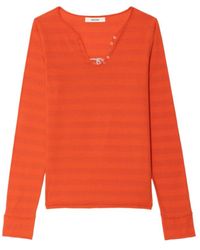 Zadig & Voltaire - Henley T-Shirt - Lyst