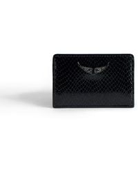 Zadig & Voltaire - Zv Pass Embossed Card Holder - Lyst