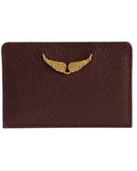 Zadig & Voltaire - Zv Pass Card Holder - Lyst