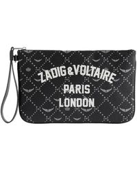 Zadig & Voltaire - Z Pouch Resort London Clutch - Lyst