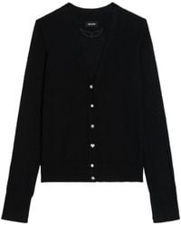Zadig & Voltaire - Cardigan Jemma 100% Merino Wool - Lyst