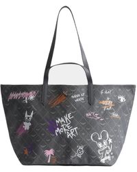 Zadig & Voltaire - Z Shopper Xl Monogram Tag Bag - Lyst