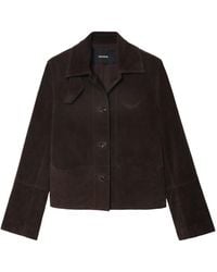 Zadig & Voltaire - Lessa Suede Leather Jacket - Lyst