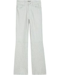 Zadig & Voltaire - Pistol Crinkled Leather Trousers - Lyst