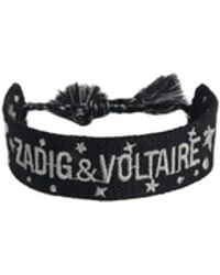 Zadig & Voltaire - Zadig Woven Bracelet - Lyst
