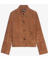 Zadig & Voltaire - Lessa Jacket 100% Suede Leather - Lyst