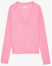 Zadig & Voltaire - Vivi Patch Jumper 100% Cashmere - Lyst