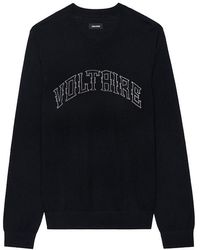 Zadig & Voltaire - Kennedy Pullover 100% Merinowolle - Lyst