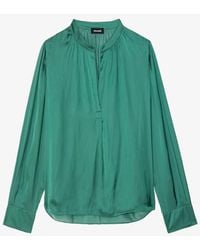 Zadig & Voltaire - Tink Satin Blouse - Lyst