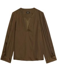 Zadig & Voltaire - Torny Satin Tunic - Lyst