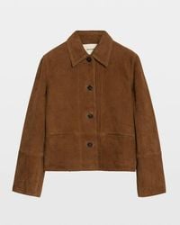 Zadig & Voltaire - Lessa Suede Leather Jacket - Lyst