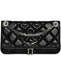 Zadig & Voltaire - Rock Ii Quilted Monogram Clutch - Lyst