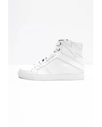 zadig and voltaire white high tops