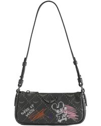 Zadig & Voltaire - Z Pocket Monogram Tag Clutch - Lyst