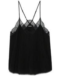 Zadig & Voltaire - Christy Camisole 100% Silk - Lyst
