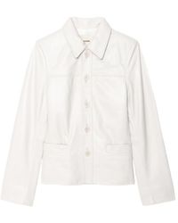 Zadig & Voltaire - Liamys Leather Jacket - Lyst