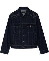 Zadig & Voltaire - Bases Denim Jacket - Lyst