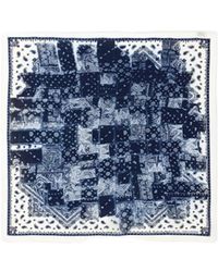 Zadig & Voltaire - Blondie Denim Bandana Scarf 85 - Lyst