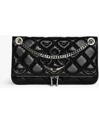 Zadig & Voltaire - Bolso De Mano Rock Ii Acolchado Monograma - Lyst