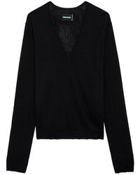 Zadig & Voltaire - Pullover Rivy 100% Kaschmir - Lyst