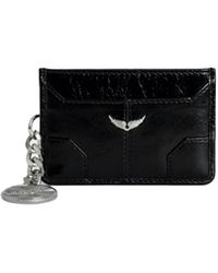 Zadig & Voltaire - Sunny Pass Vintage Patent Card Holder - Lyst