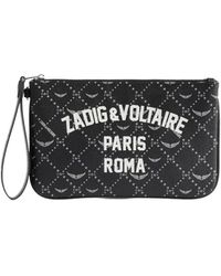 Zadig & Voltaire - Z Pouch Resort London Clutch - Lyst