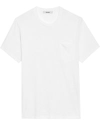 Zadig & Voltaire - Stockholm Slub T-shirt - Lyst