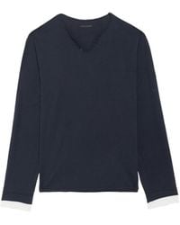 Zadig & Voltaire - Monastir Henley T-Shirt - Lyst