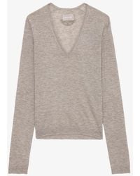Zadig & Voltaire - Rivy Cashmere Sweater - Lyst