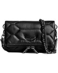 Zadig & Voltaire - Rock Mini Quilted Clutch - Lyst