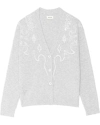 Zadig & Voltaire - Cardigan Mirkaz 100% Cashmere - Lyst