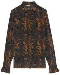 Zadig & Voltaire - Thely 100% Silk Shirt - Lyst