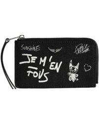 Zadig & Voltaire - Zv Card Arty Tag Card Holder - Lyst