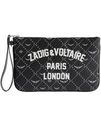 Zadig & Voltaire - Z Pouch Resort London Clutch - Lyst