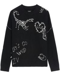 Zadig & Voltaire - Baba 100% Merino Wool Jumper - Lyst