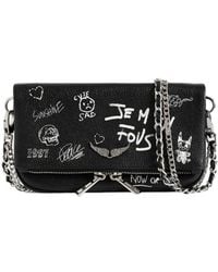 Zadig & Voltaire - Rock Mini Arty Tag Clutch - Lyst